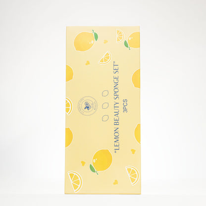 Lemon Beauty Sponge Set | 3 PCS